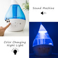 Crane 4-in-1 Cool Mist Drop Humidifier - Blue / White