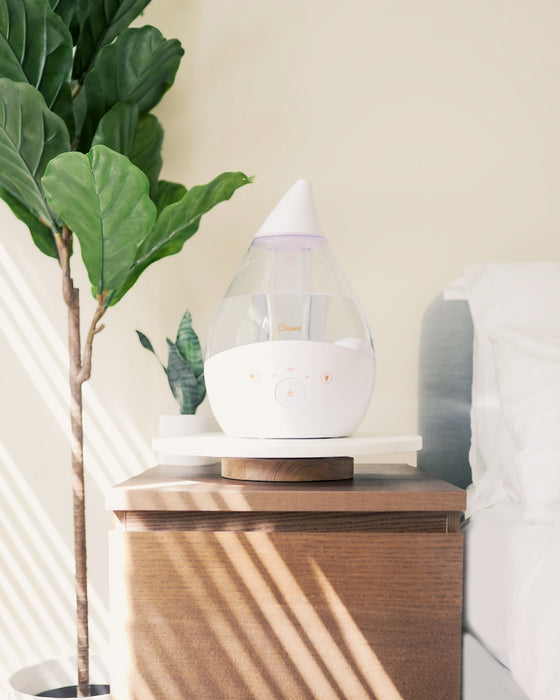 Crane 4-in-1 Cool Mist Drop Humidifier - Clear / White