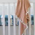 Crane Baby Crib Sheet - Caspian Tie-Dye