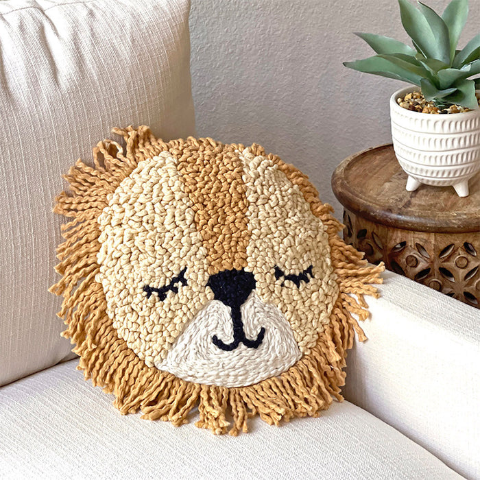 Crane Baby Lion Pillow