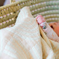 Crane Baby Jacquard Muslin Blanket - Rainbow