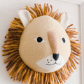 Crane Baby Plush Lion Head Wall Decor