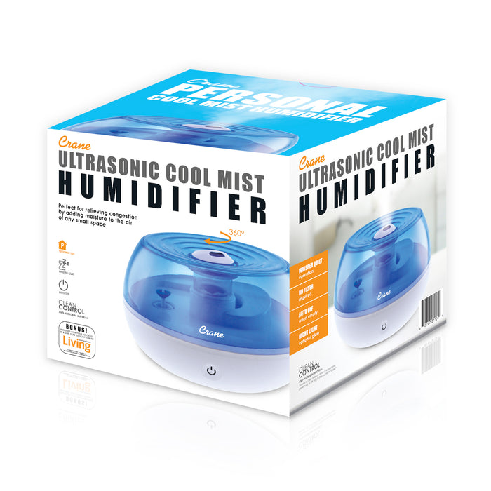 Crane Personal Ultrasonic Cool Mist Humidifier