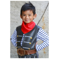 Great Pretenders Skully Pirate Vest, Belt, and Scarf, Size 5-6