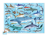 Crocodile Creek Thirty Six Sharks 100 Piece Canister Puzzle