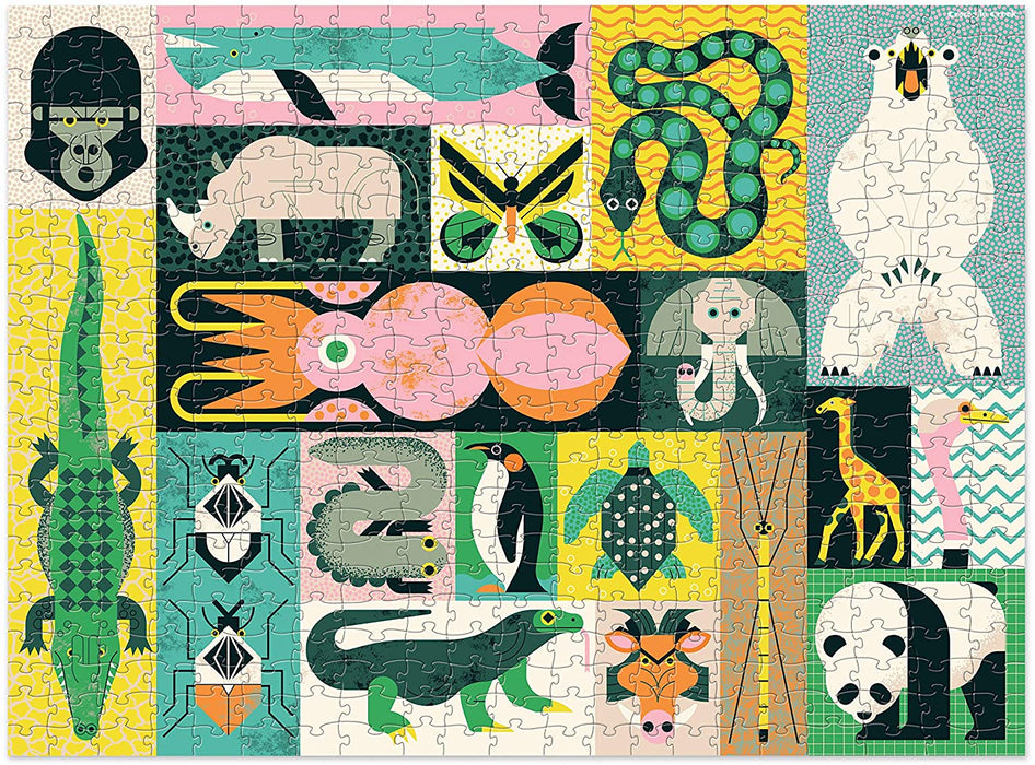 Crocodile Creek Animal Giants 500 Piece Puzzle