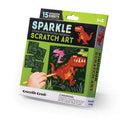 Crocodile Creek Sparkle Scratch Art - Dinosaur