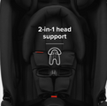 Dion Radian 3RX All-In-One Convertible Car Seat and Booster - Black Jet
