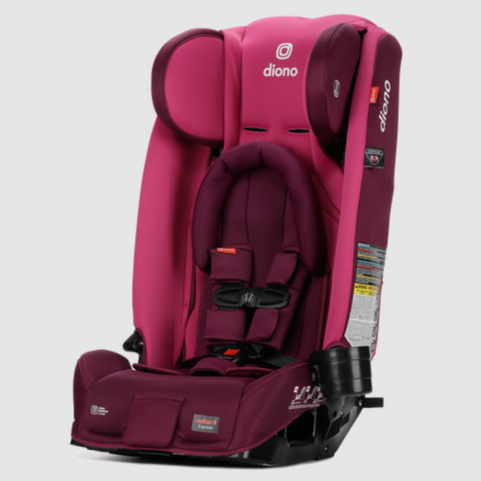 Dion Radian 3RX All-In-One Convertible Car Seat and Booster - Pink Blossom
