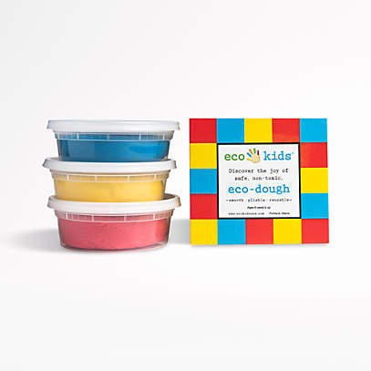Eco Kids Eco-Dough 3 Pack Primary Colors