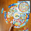 Eeboo Around The Clock 25-Piece Giant Puzzle