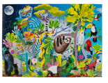 Eeboo Rainforest Life 20-Piece Puzzle