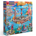 Eeboo Steampunk Airship 1000-Piece Puzzle