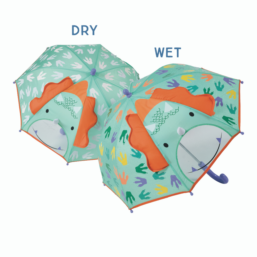 Floss and Rock 3D Color Changing Umbrella Dino