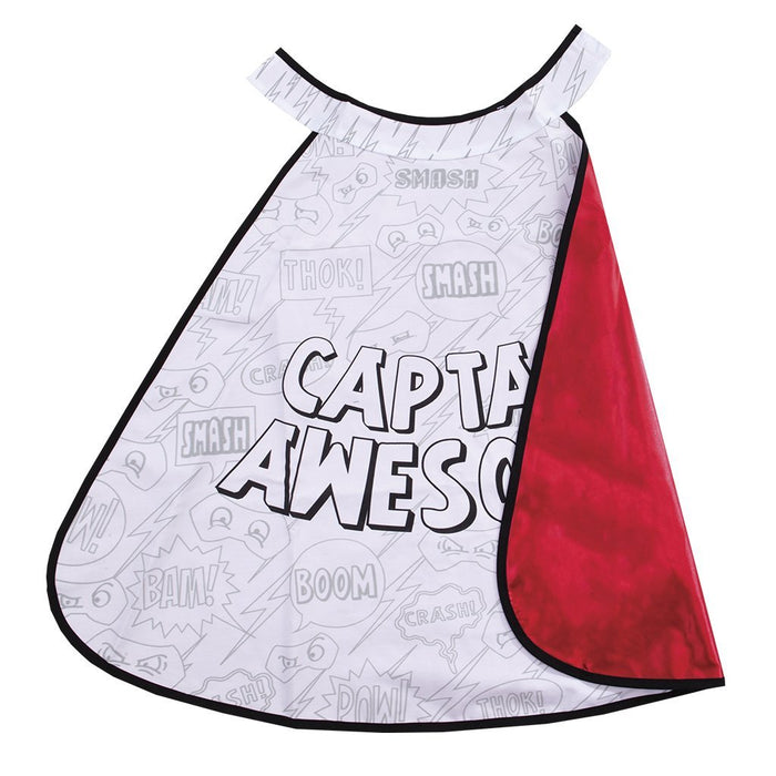 Great Pretenders Color-a-Cape Captain Awesome Super Hero - Size 4-7