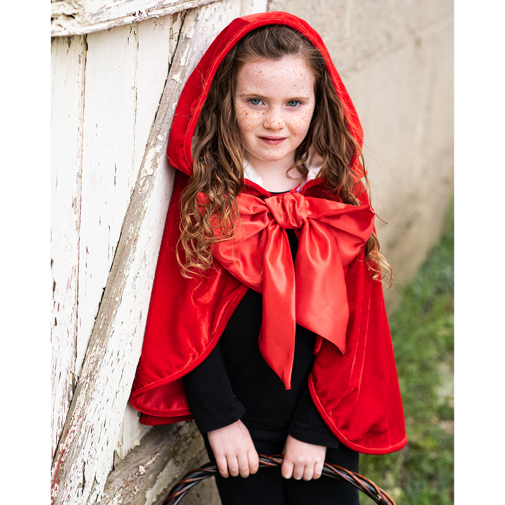Great Pretenders Little Red Riding Hood Cape Size 5-6
