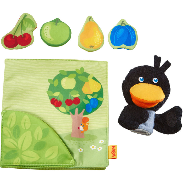 Haba Orchard Fabric Book and Raven Finger Puppet