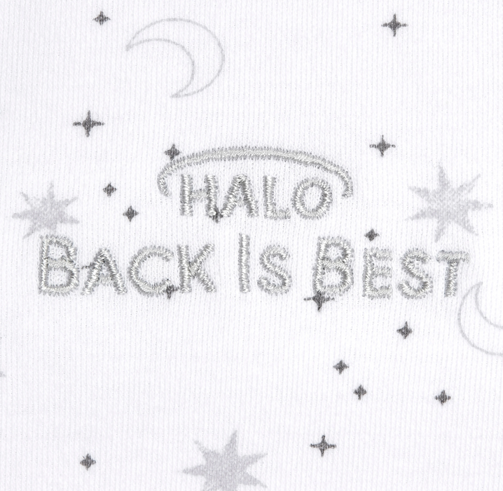 Halo Sleepsack Swaddle 1.5 TOG Newborn - Midnight Moons Grey
