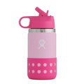 Hydro Flask 12 oz Kids Wide Mouth Water Bottle with Straw Lid - Plumeria