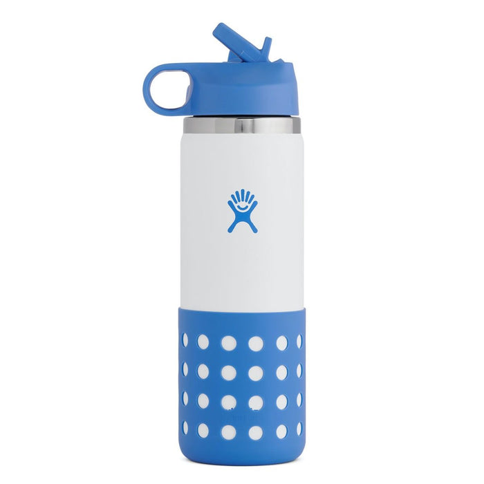 Hydro Flask 20 oz Kids Wide Mouth Water Bottle with Straw Lid - Cove
