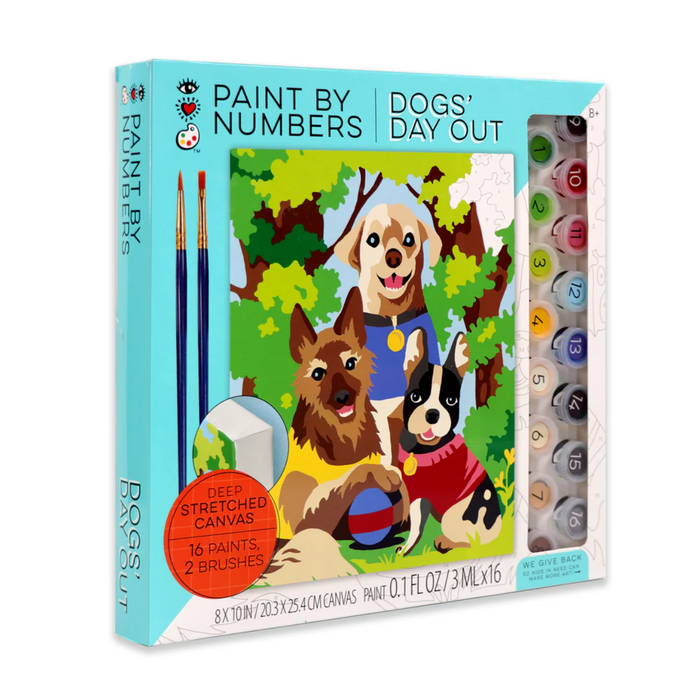iHeartArt Paint by Numbers Dogs' Day Out