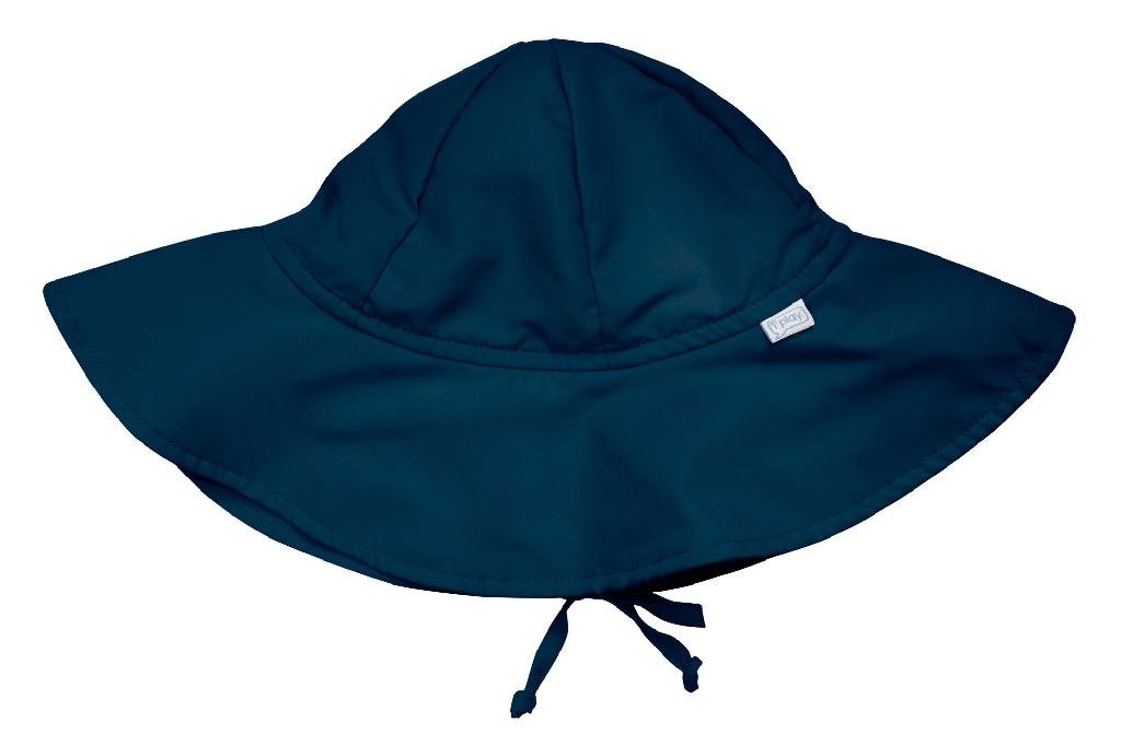 I Play Solid Brim Sun Protection Hat - Navy