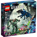 Lego Avatar Neytiri and Thanator vs. AMP Suit Quaritch