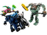 Lego Avatar Neytiri and Thanator vs. AMP Suit Quaritch