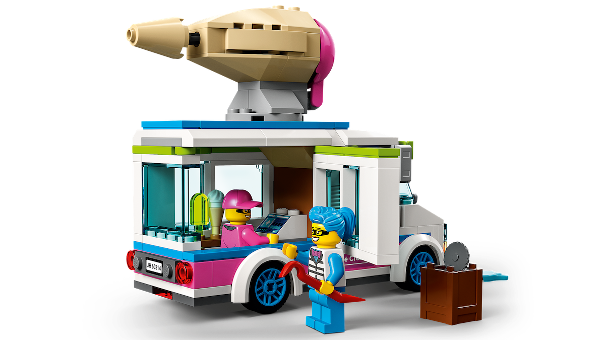 Lego City Ice Cream Truck Police Chase