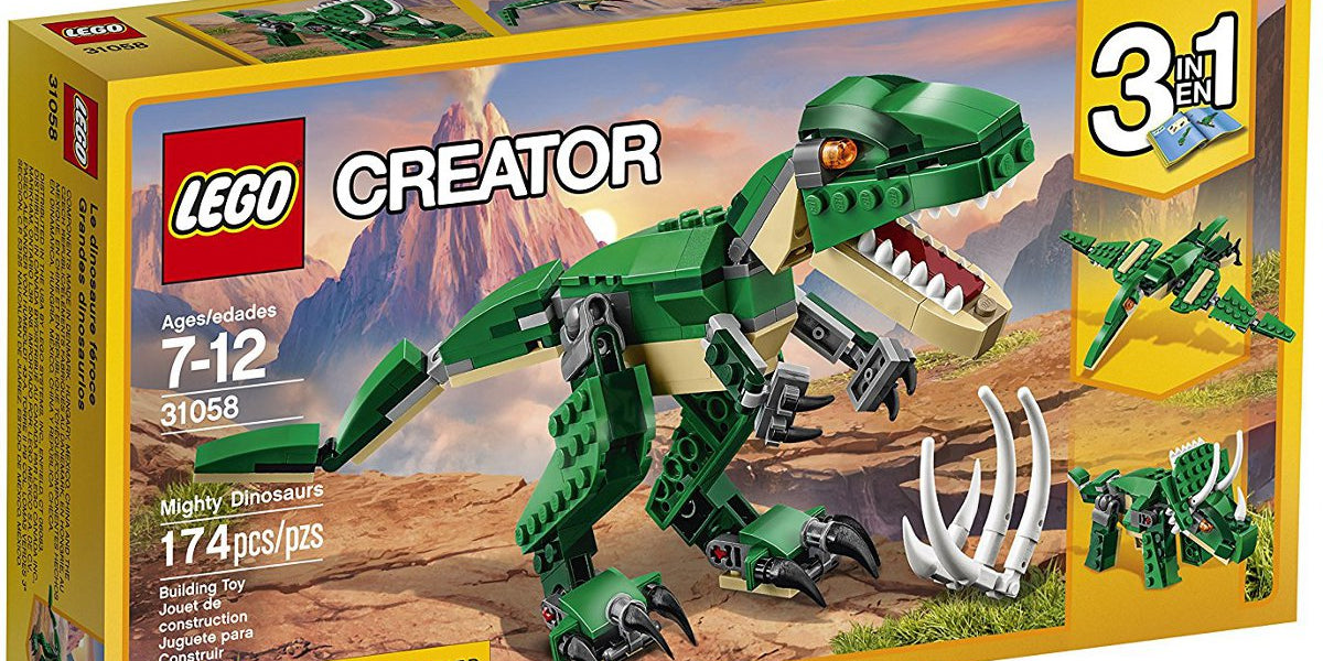 Bare overfyldt kerne gavnlig Lego Creator 3-in-1 Mighty Dinosaurs