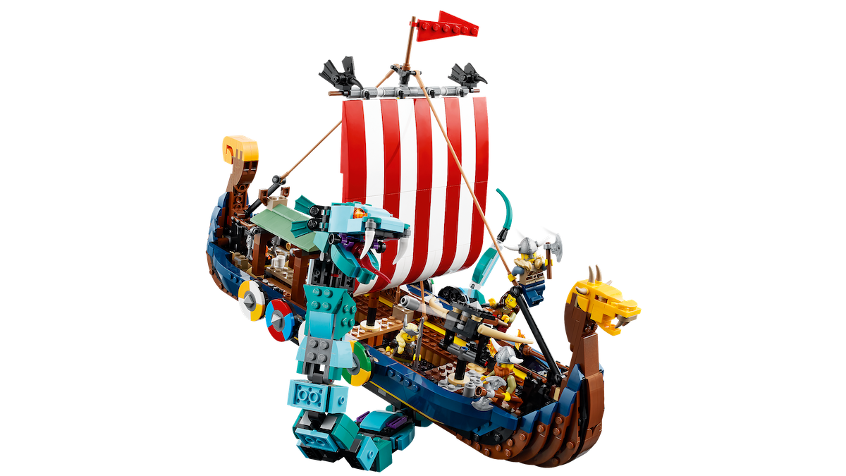 hjælpe Ordinere bundet Lego Creator 3-in-1 Viking Ship and the Midgard Serpent