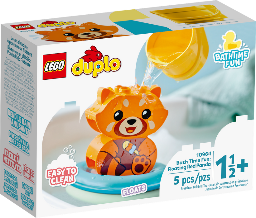 Lego Duplo Bath Time Fun: Floating Red Panda