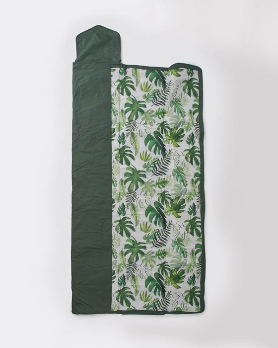 Little Unicorn Outdoor Blanket 5X7 - Tropical Leaf