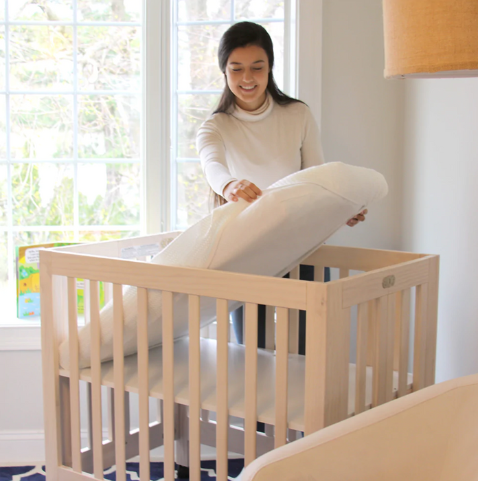 Lullaby Earth Breeze Breathe Safe Breathable Mini Crib Pad