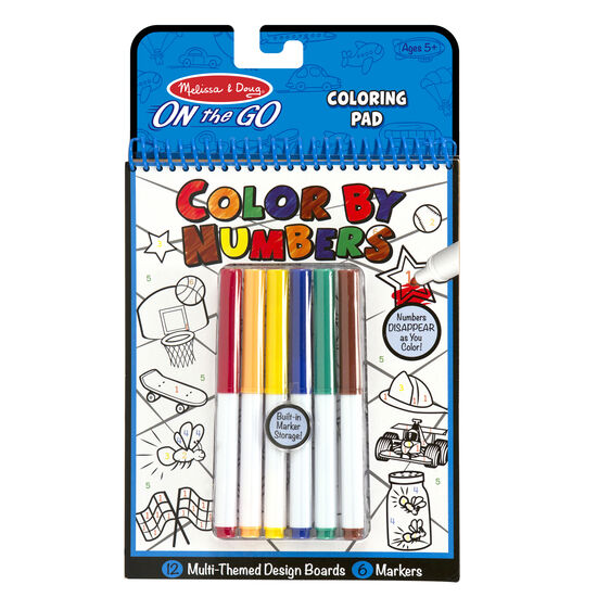 Melissa & Doug Color By Numbers Blue