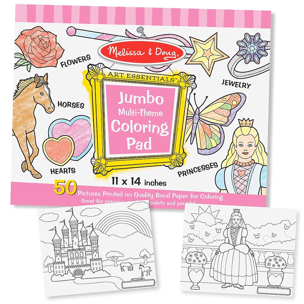 Melissa & Doug Jumbo Coloring Pad - Pink