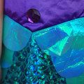 Great Pretenders Blue / Lilac Mermaid Glimmer Skirt with Tiara