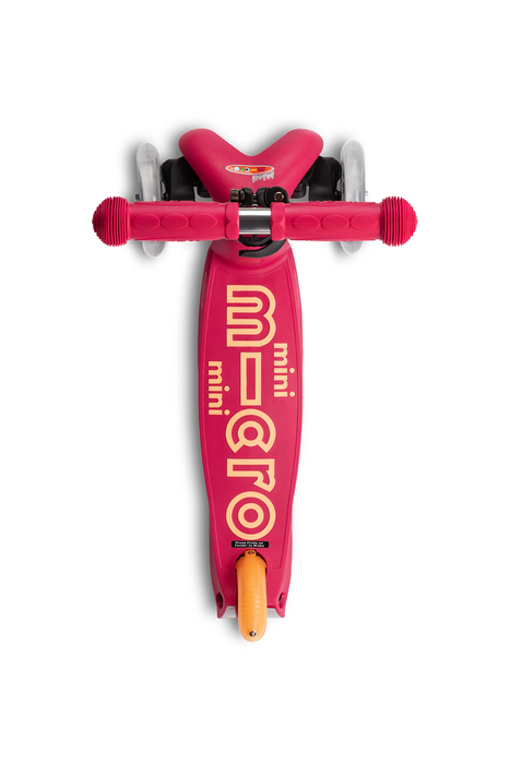 Micro Kickboard Mini Deluxe Foldable Scooter - Ruby Pink