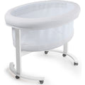 Micuna Smart Luce Wooden Bassinet with Light - White / White