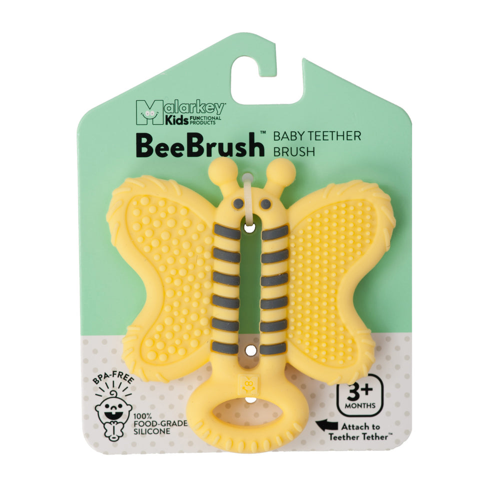 Munch Mitt Teether Toothbrush Bee