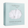 Natemia Organic Cotton Hooded Robe 0-24 Months - White