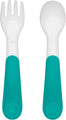 Oxo Tot On-The-Go Fork + Spoon Set - Teal