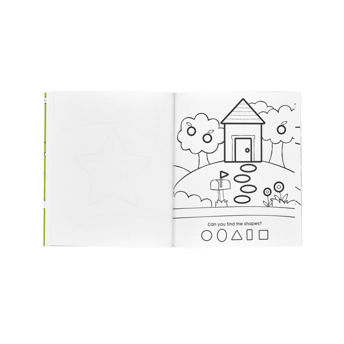 Ooly My First 123: Shapes and Numbers Toddler Color-In' Book