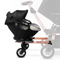 Orbit Baby Helix+ Double Stroller Attachment and Infant Car Seat