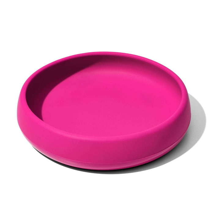 OXO Tot Silicone Plate - Pink