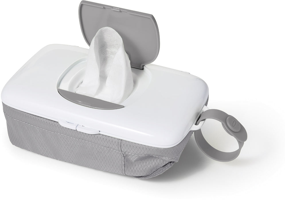 Oxo Tot Wipes Dispenser with Diaper Pouch - Grey