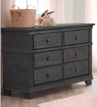 Pali Potenza Flat Top Forever Crib + Double Dresser
