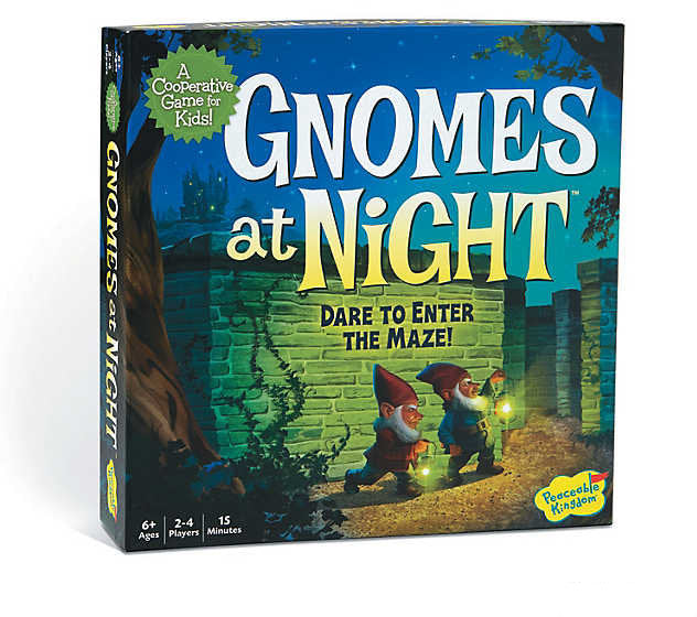 Peaceable Kingdom Gnomes At Night Game