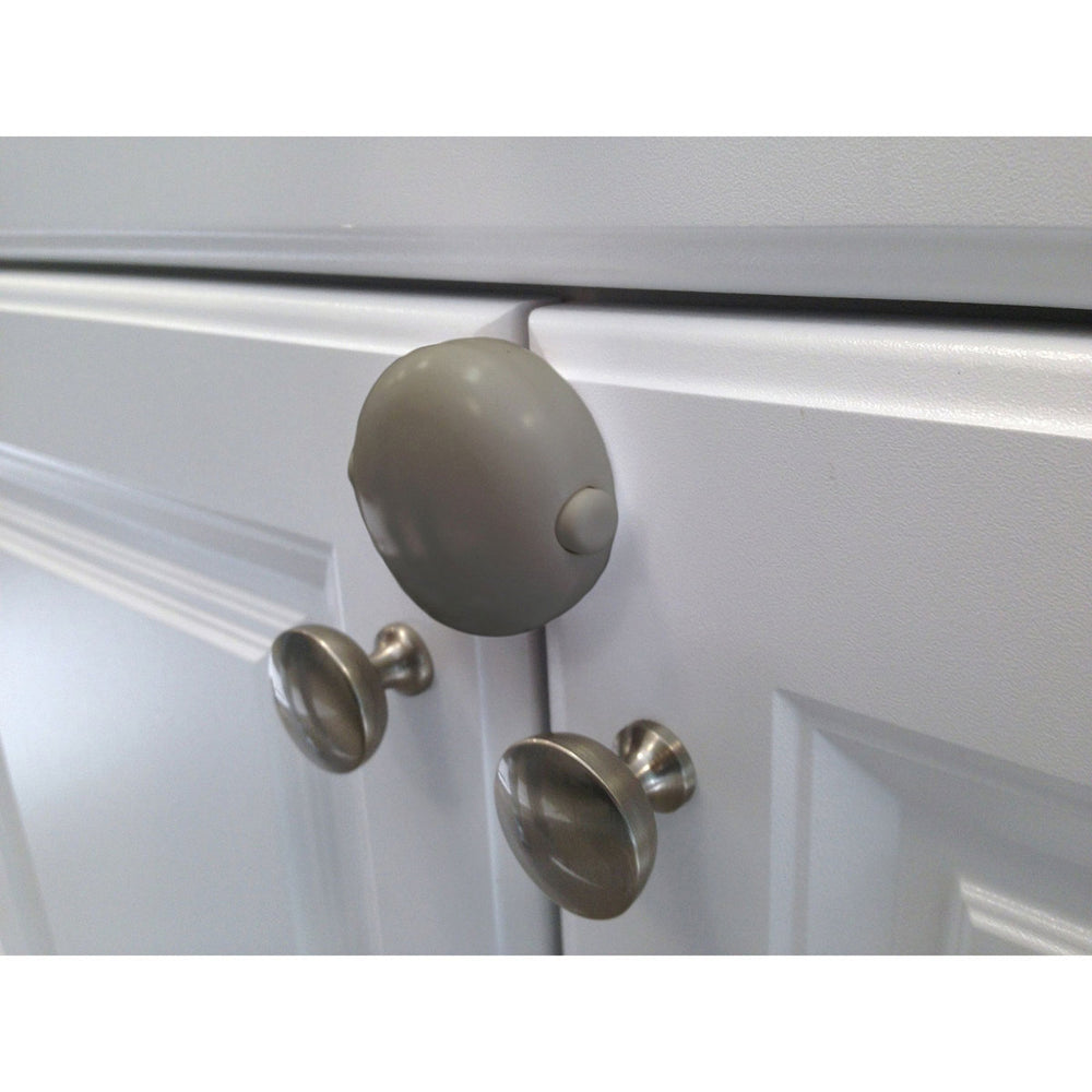 Qdos Adhesive Double Door Lock - Grey