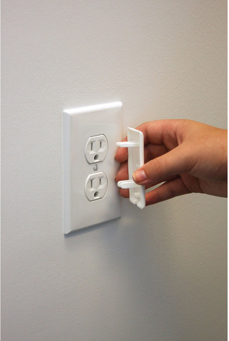 Qdos Stay Put Double Outlet Plug - White
